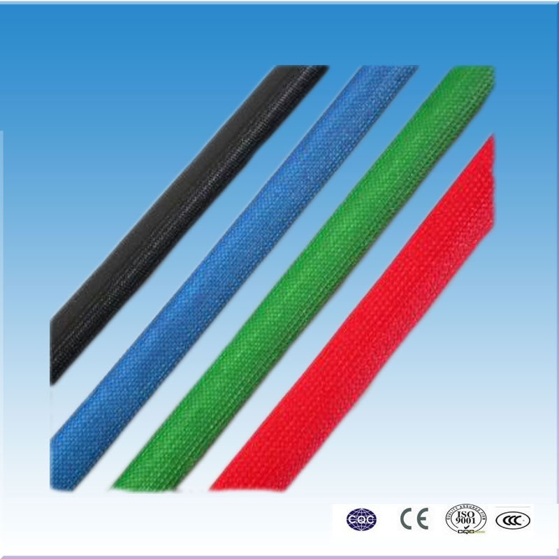 Electrical Insulation Material 1.5kv 2.5kv 4kv Acrylic Silicone Coated PVC Fiberglass Sleeve